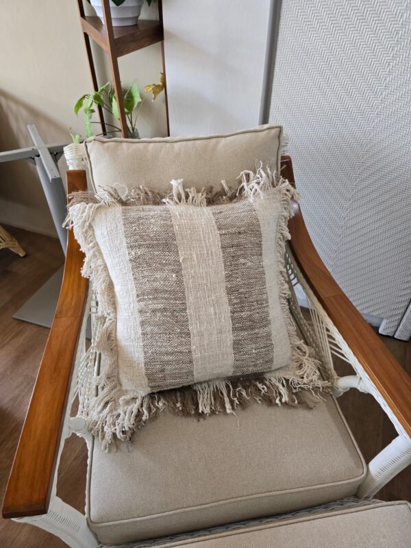 Cushion Cover with Fringe - Image 5