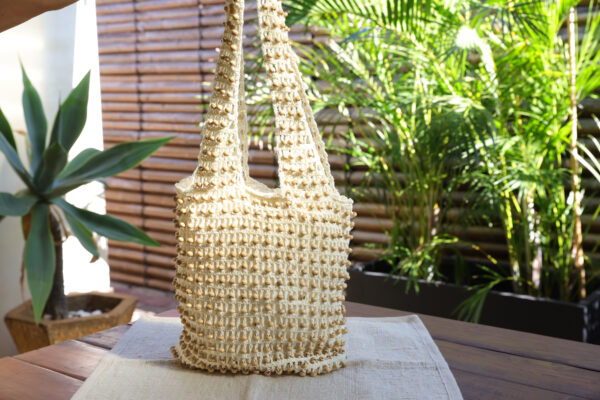 Crochet bag hand beaded - Image 2