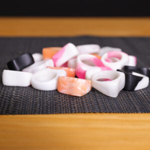 Resin Square Rings